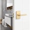 Sure-Loc Hardware Sure-Loc Hardware Logan Privacy Lever, Satin Brass LN102 SB - alternate 4